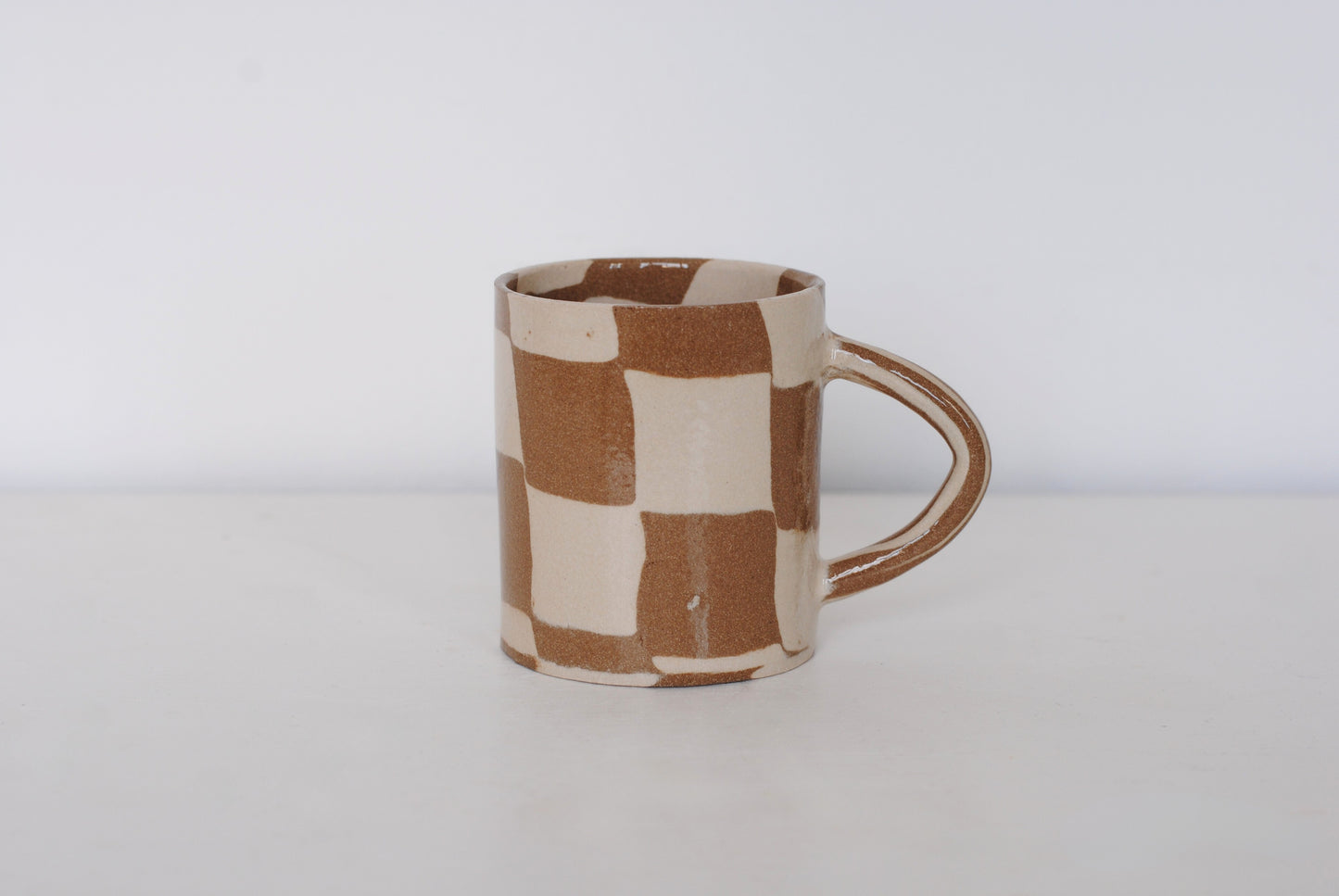 Check Mug Brown 3.0