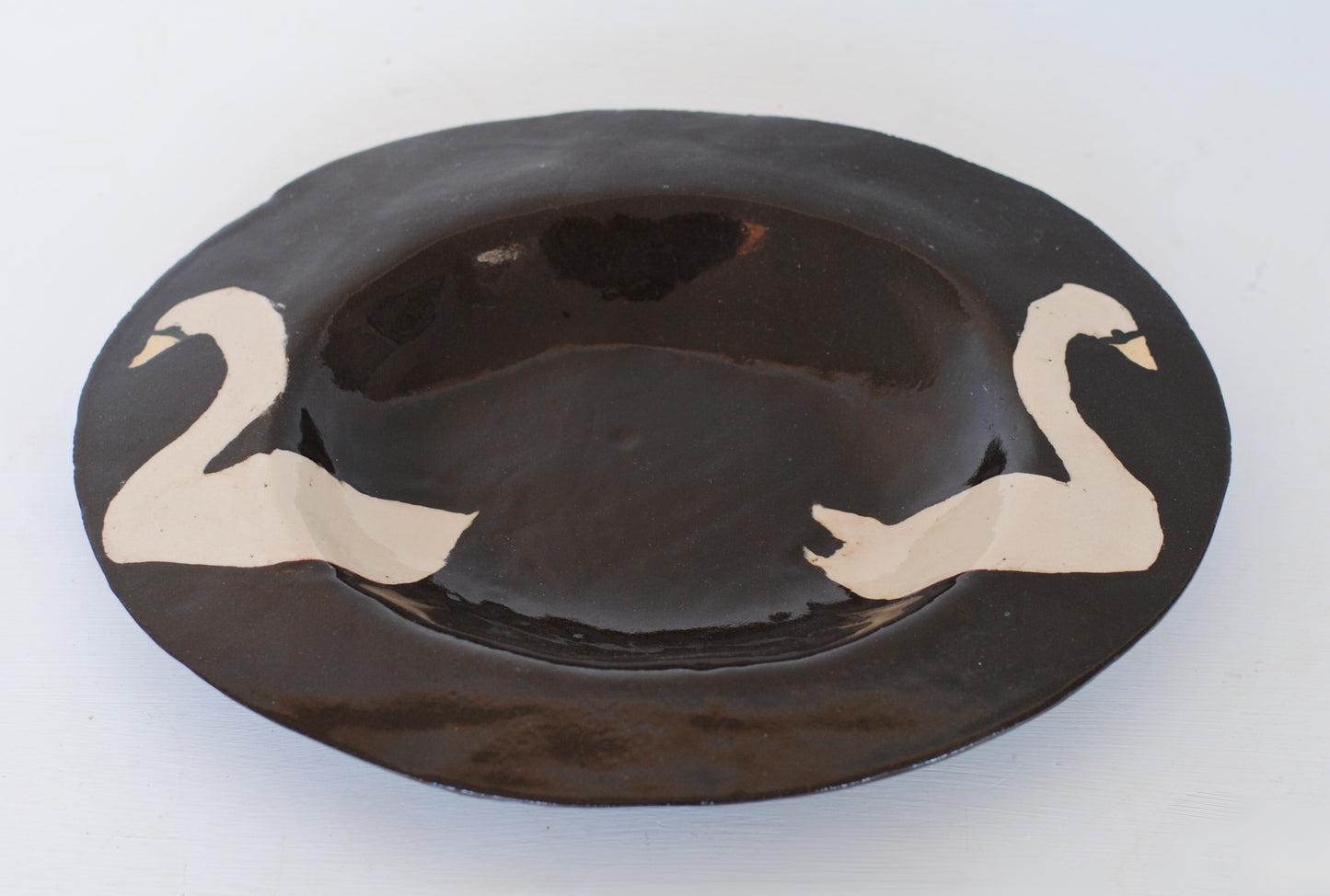 Oval Swan Platter