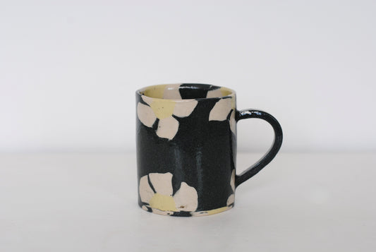 Black Flower Coffee Mug 2.0