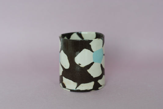 Umber Flower Coffee Beaker